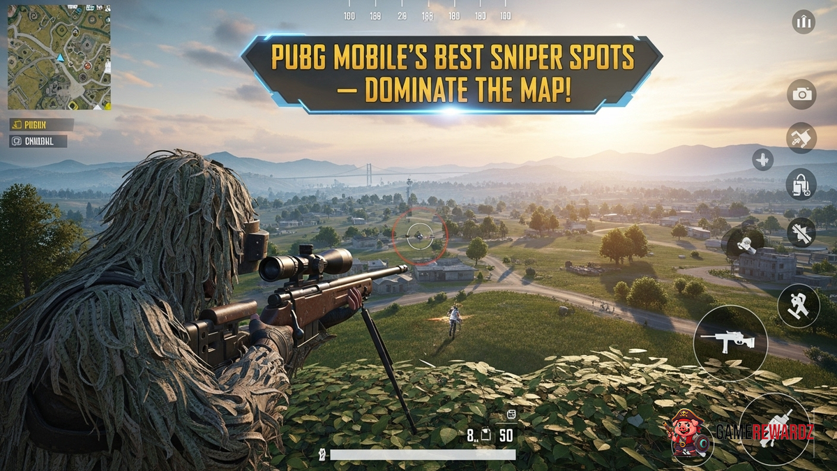 PUBG Mobile&#039;s Best Sniper Spots – Dominate the Map!